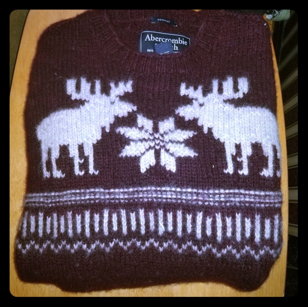 Hand Knit Abercrombie "Ski" Sweater